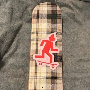 Travis Scott Cactus Jack Plaid Skateboard Deck 2020 (CJ-SKATEBOARD) 8.25